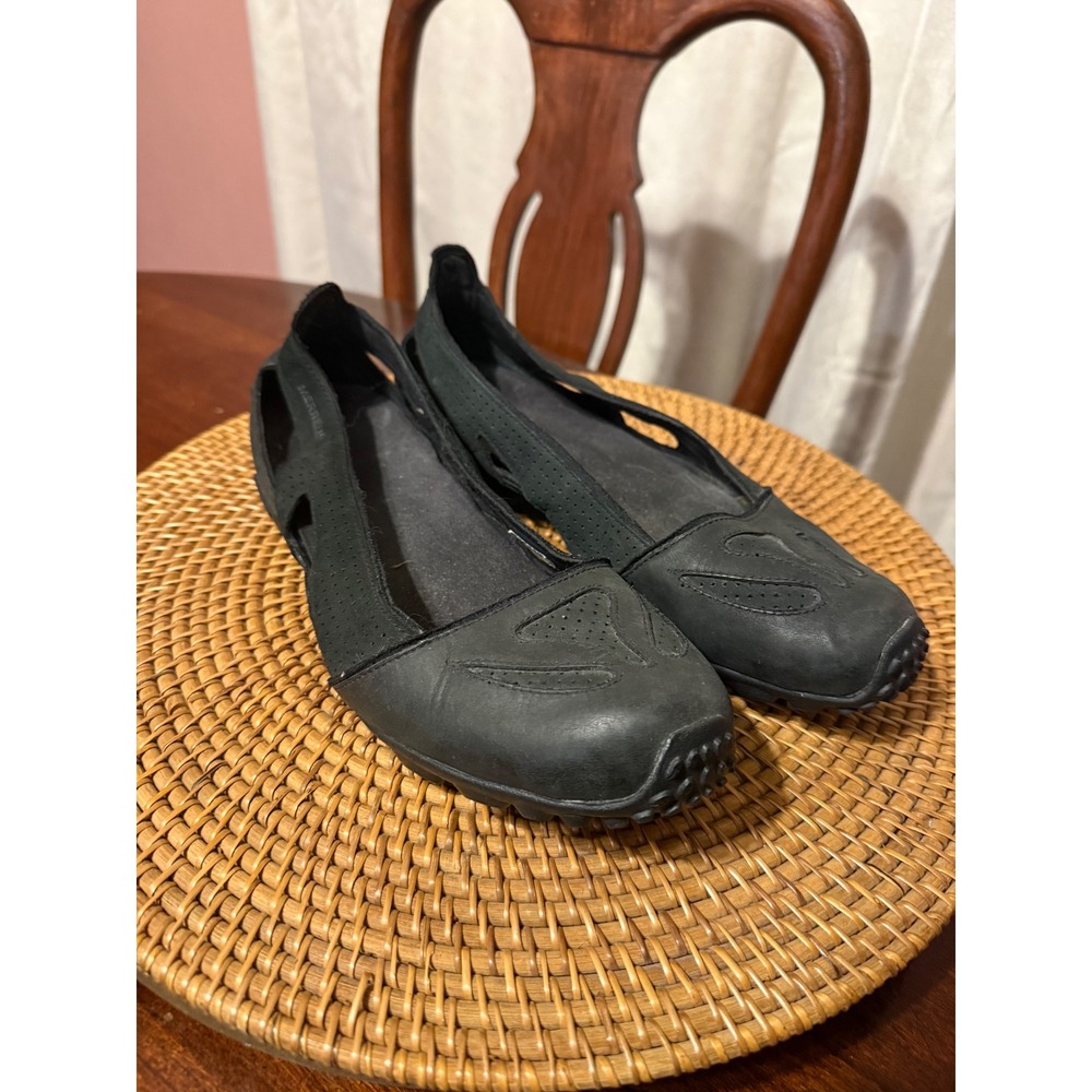 Merrell Black Slip-On Flats Loafers